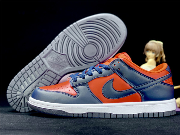 Men's Dunk Low SB Navy/Orange Shoes 0133 Men's Dunk Low SB Navy/Orange Shoes 0133